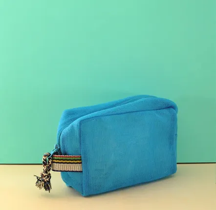 Clutches - BLUE Mesh Pencil Case - BAOBAB
