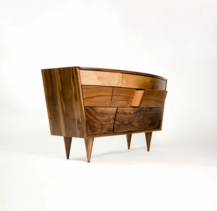 Commodes - Bulge Credenza - Console - Bois De Noyer - DAMJ