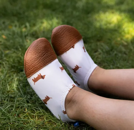 Mode enfantine - Chaussons souples tout terrain - Les Petits Teckels - LES PAS PETITS