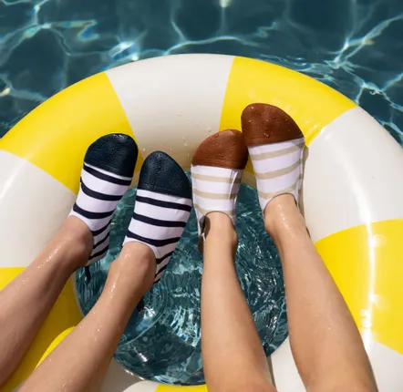 Mode enfantine - Chaussons souples tout terrain - Les Petits Marins Camel - LES PAS PETITS
