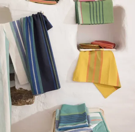 Maniques - Manique 2 en 1 recyclée Yuna Vert eau 20 x 20 - MAISON VIVARAISE - SDE VIVARAISE WINKLER