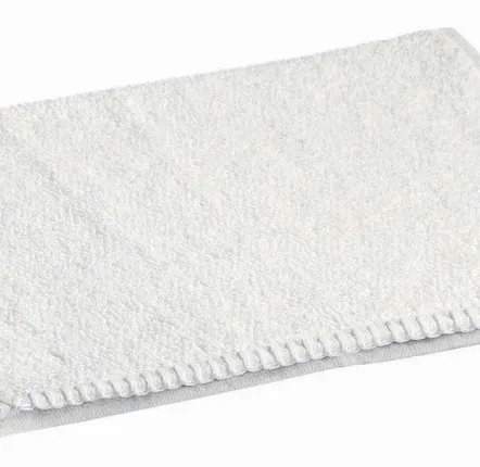 Bath towels - Guest Towel Bora Blanc 30 X 50 - MAISON VIVARAISE - SDE VIVARAISE WINKLER