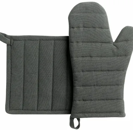 Maniques - Lot gant/manique recyclé Jona Ombre 15 x 30 - MAISON VIVARAISE - SDE VIVARAISE WINKLER
