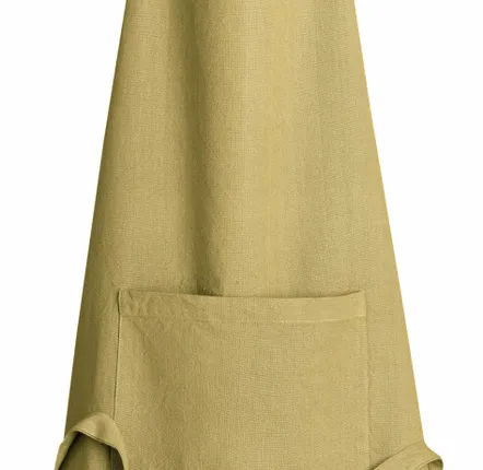 Tabliers de cuisine - Tablier de cuisine recyclé Ada Kaki 72 x 85 - MAISON VIVARAISE - SDE VIVARAISE WINKLER