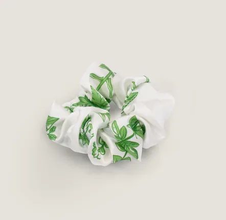 Hair care - Scrunchie in silk - Forêt Secrète - PARESSE PARIS