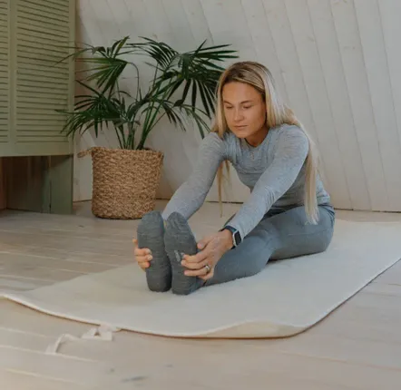 Spa - TAPIS DE YOGA EN LAINE NATURELLE - FLOKATI WOOL PRODUCTS LITUANIE