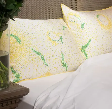 Hair care - Silk Standard Pillow Case - Or Mimosa - PARESSE PARIS