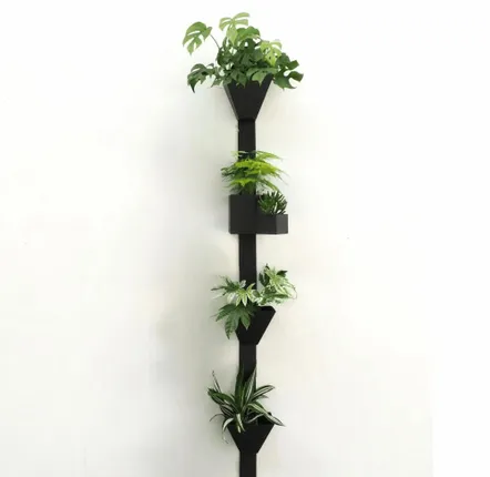 Other wall decoration - Natural slate vegetable totem, H 180 cm, The Travelling Tree 1 - ARDOISE DESIGN