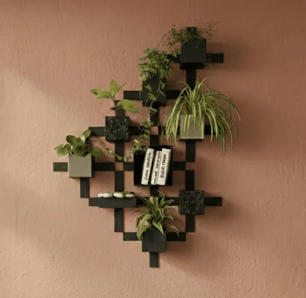 Green walls - PIXEL, Natural Slate Wall Planter, Cross Shape. - ARDOISE DESIGN