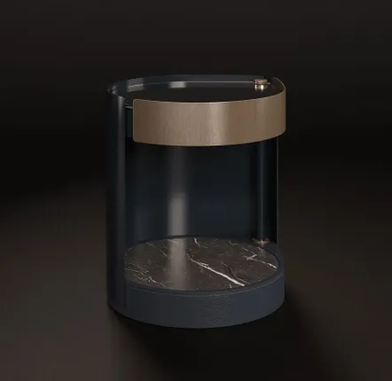 Tables de nuit - Rockefeller Bedside Table Handmade by Porus Studio - PORUS STUDIO