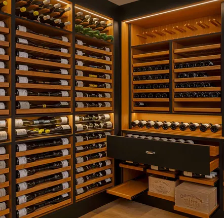 Meubles de cuisines  - CUBEX : Cave à vin Haute Couture (modulaire) - CUBEX