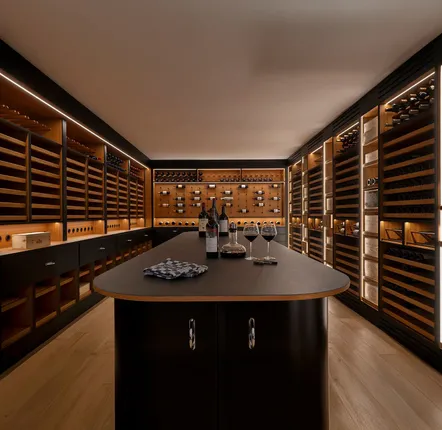 Meubles de cuisines  - CUBEX : Cave à vin Haute Couture (modulaire) - CUBEX