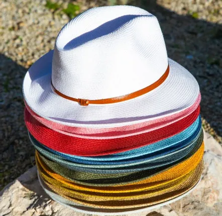 Chapeaux - CHAPEAUX PAPIER lien cuir - TRAVAUX EN COURS...