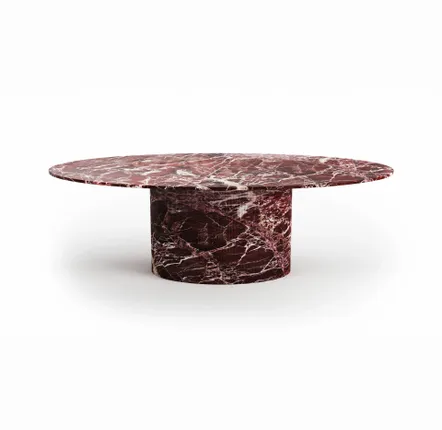 Lawn tables - Dining Tables -200X100X75 cm - Valleyra - Marbre Rosso Levano - STONE VALLEY