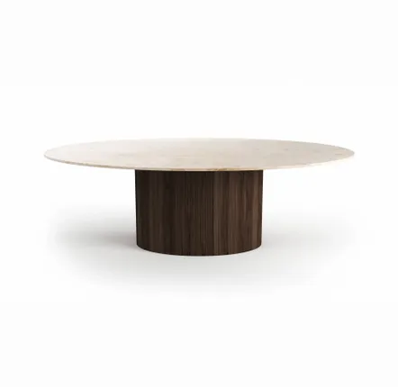Dining Tables - Dining Tables -200X100X75 cm - Valleyra - Marbre Crema - STONE VALLEY