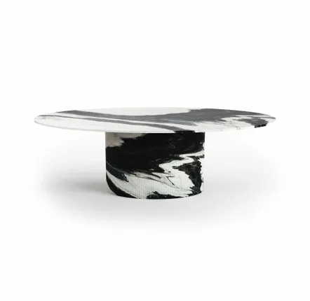 Tables de jardin - Tables à manger - 200X100X75 cm - Valleyra - Marbre Panda - STONE VALLEY