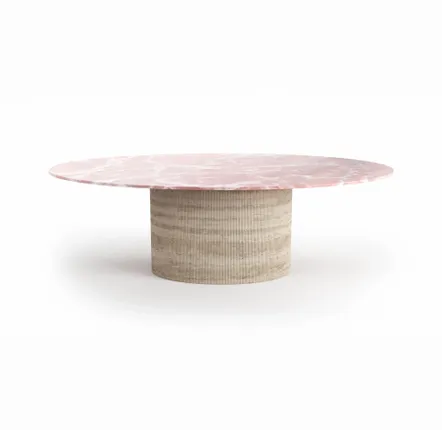 Lawn tables - Dining Tables -240X120X75 cm - Valleyra - Onyx Rose - STONE VALLEY