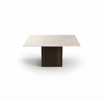 Dining Tables - Dining Tables -100X100X75 cm - Carrera - Marbre Crema - STONE VALLEY