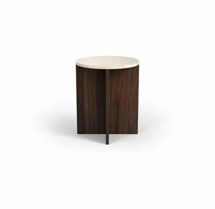 Lawn tables - Other tables -45X45X55 cm - Ocel - Marbre Crema - STONE VALLEY