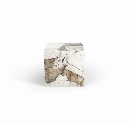 Tables de jardin - Table d'appoint - 45X45X43cm - Gema - Quartzite Patagonia - STONE VALLEY