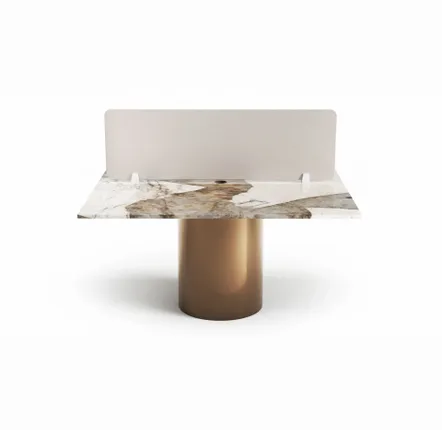 Office furniture and storage - Desks -140X140X75 cm - Escalerion - Quartzite Patagonia - STONE VALLEY