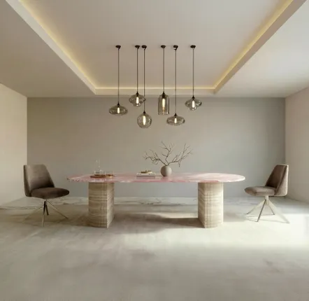 Lawn tables - Dining Tables -200X100X75 cm - Refleko - Onyx Rose - STONE VALLEY