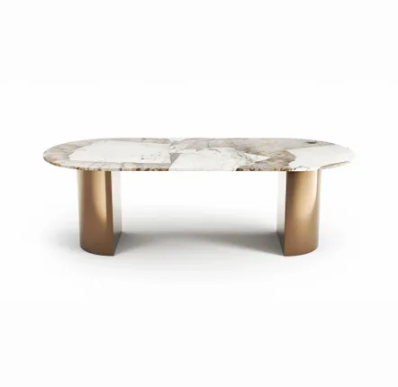 Lawn tables - Dining Tables -200X100X75 cm - Refleko - Quartzite Patagonia - STONE VALLEY