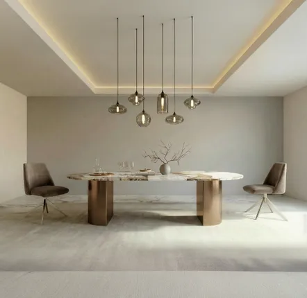 Lawn tables - Dining Tables -200X100X75 cm - Refleko - Quartzite Patagonia - STONE VALLEY