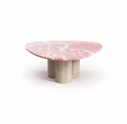 Lawn tables - Coffee tables -80X80X40 cm - Rivage - Onyx Rose - STONE VALLEY