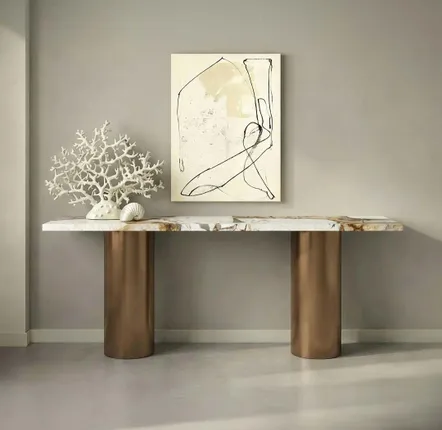 Tables de jardin - Table console - 180X40X85cm - Ombrure - Quartzite Patagonia - STONE VALLEY