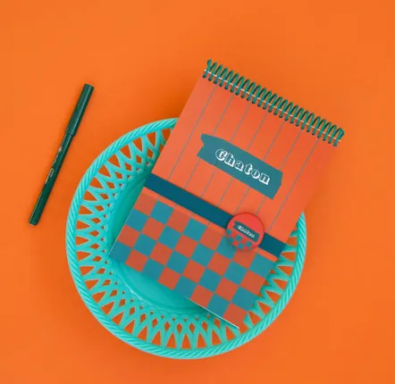 Stationery - A5 “Chaton” notebook with a pop design, made in France - MAUVAISES GRAINES
