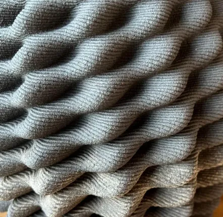 Ceramic - table lamp - Pillow lava - ceramic black sandstone and sand - ANNE-SOPHIE AIMÉ