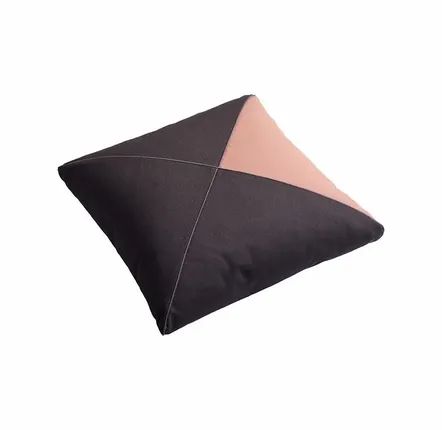 Coussins textile - Nude 5 — Shell Pink / Rain Pebble / Silver Gray, 40×40 cm - SOFEN