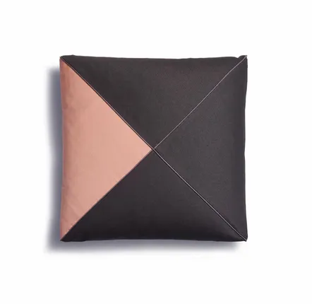 Coussins textile - Nude 5 — Shell Pink / Rain Pebble / Silver Gray, 40×40 cm - SOFEN
