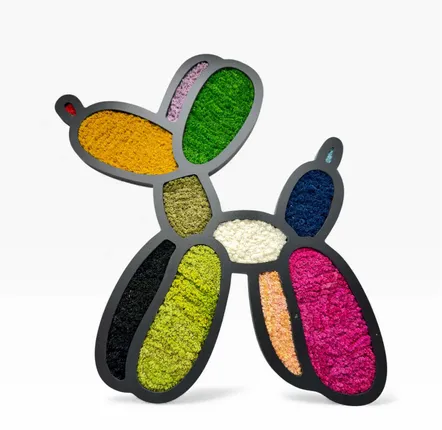 Paintings - BALLOON DOG “Vegetable joy” - ATELIER ECOGREEN