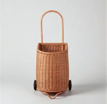 Garden accessories - Marché Wicker Market Cart - LO-FI HOUSE