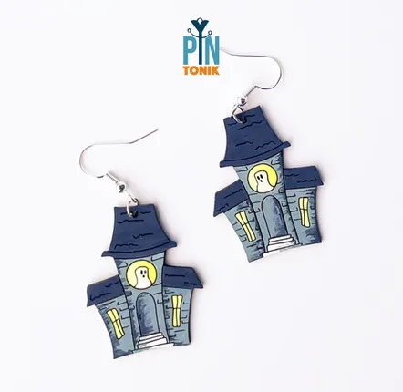 Jewelry - Haunted Mansion Ghost Earrings - PINTONIK