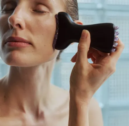 Spas - Padauk  Dual-Ended  Crystal  Massager - ÉCLATLIFE