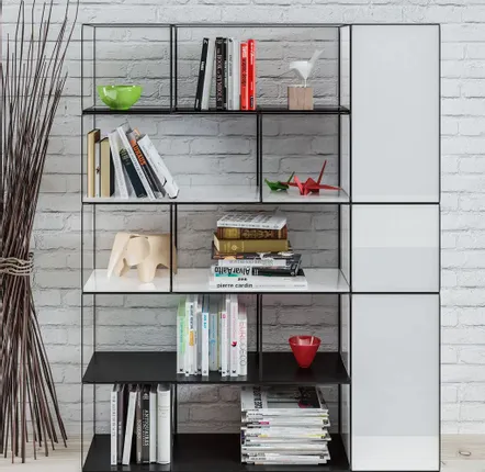 Bibliothèques - QUIBICA, the bookshelf - PIPEDESIGN PURESHAPE