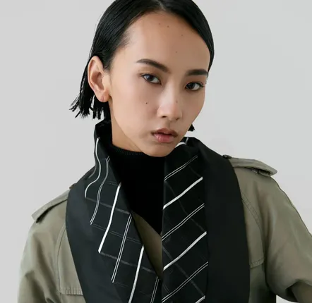 Scarves - SILK SCARF | LATTICE - POP UP DRESS