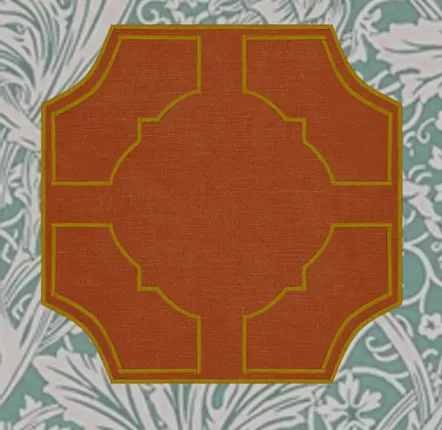 Christmas table settings - Scuol linen placemats - LA CUCA