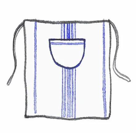 Kitchen linens - Lou Waist Apron NEW - ML FABRICS