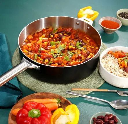 Frying pans - The Marvellous stainless steel deep pan - COOKUT