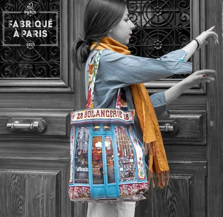 Homewear - Paris Boulangerie tote bag - MARON BOUILLIE