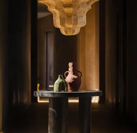 Hanging lights - Aurea suspension - made of natural fibers - LOULE INTERIEUR