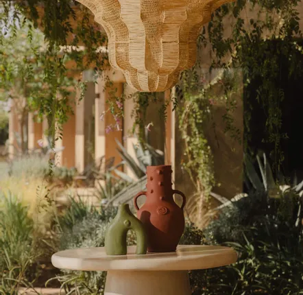 Hanging lights - Aurea suspension - made of natural fibers - LOULE INTERIEUR
