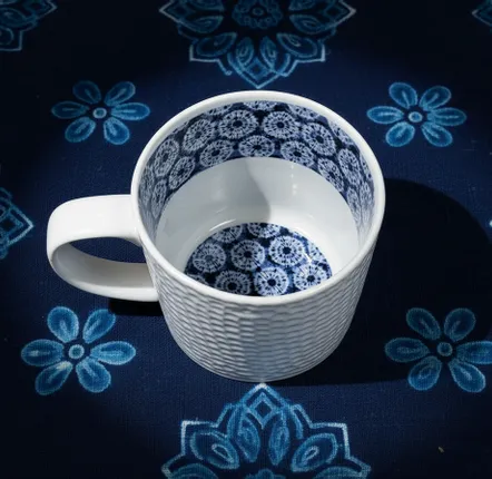 Tasse à Café Gecko Vitrail - Céramique - Cadeau Original - Fabriqué En Allemagne