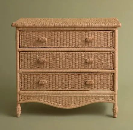 Commodes - RATTAN DRESSER ELISABETH NATURAL - MAHE HOMEWARE