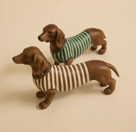 Sculptures, statuettes et miniatures - LE TECKEL DE LA LIGUE DES SAUCISSES - MAHE HOMEWARE