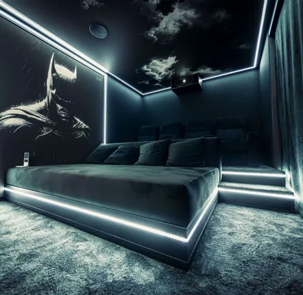 Méridiennes - L’ARKHAM — Une salle de cinéma privée de 15 m² - MYCINÉ